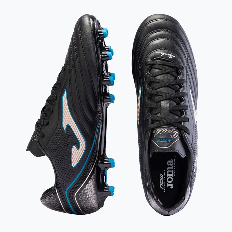 Men's Joma Aguila FG football boots black/gold 11