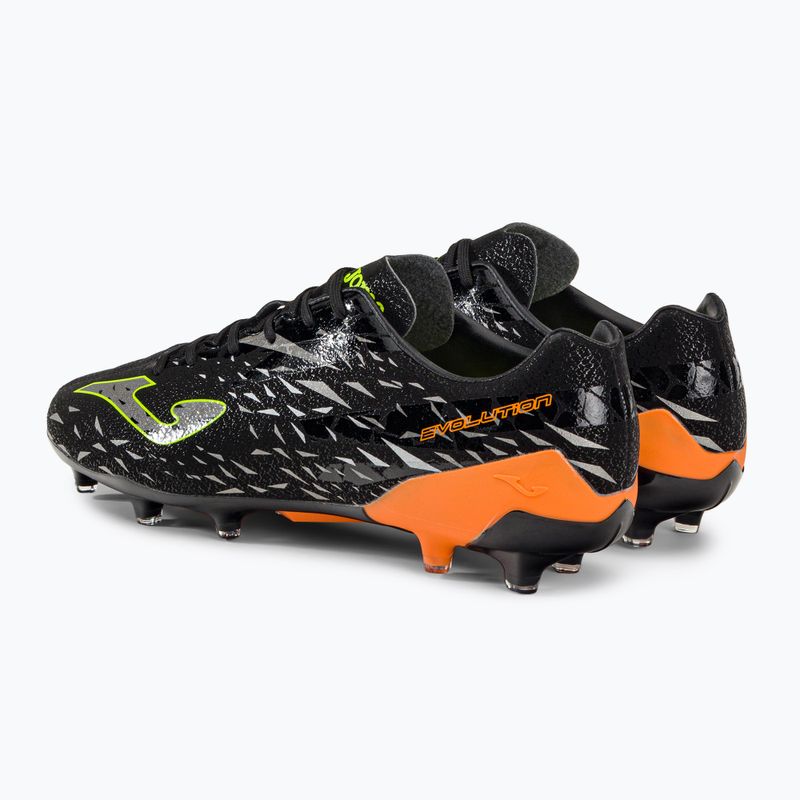 Men's football boots Joma Evolution Cup FG black/orange 3