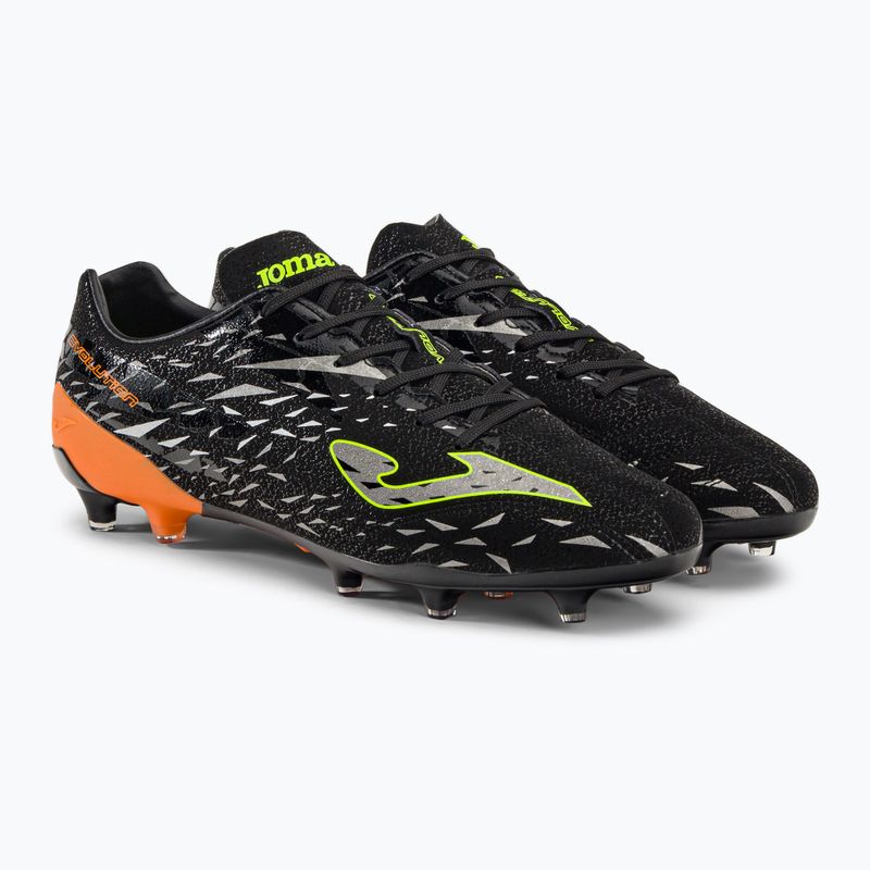 Men's football boots Joma Evolution Cup FG black/orange 4