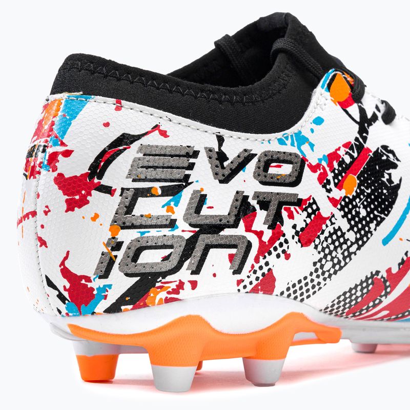 Joma Evolution FG men's football boots white/black/orange 8