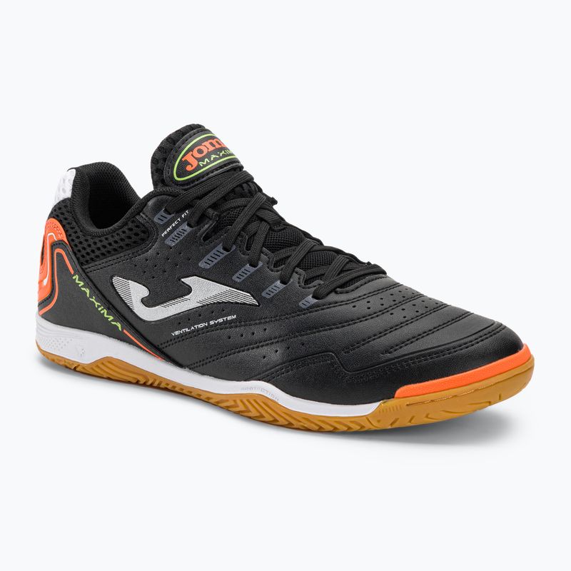 Men's Joma Maxima IN football boots black/orange