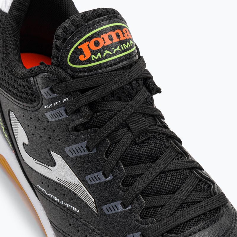 Men's Joma Maxima IN football boots black/orange 9