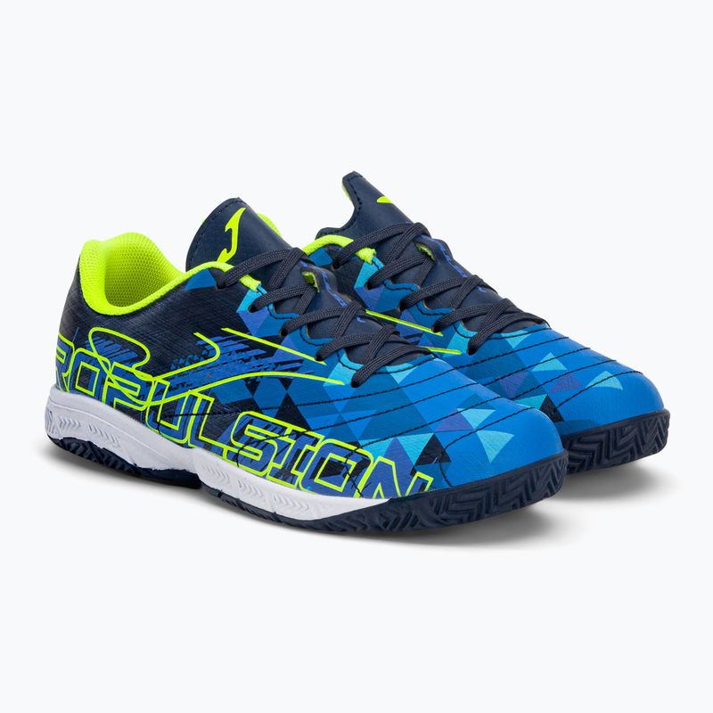 Joma Propulsion IN navy/yellow children's football boots 4