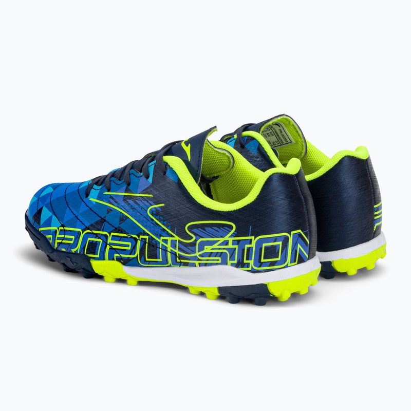 Joma Propulsion TF children's football boots navy/yellow 3