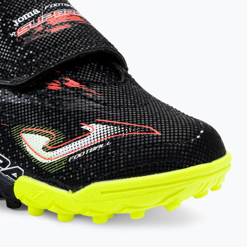 Joma Super Copa TF children's football boots black/orange 7