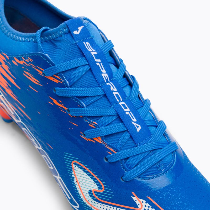 Joma Super Copa FG men's football boots royal/coral 8