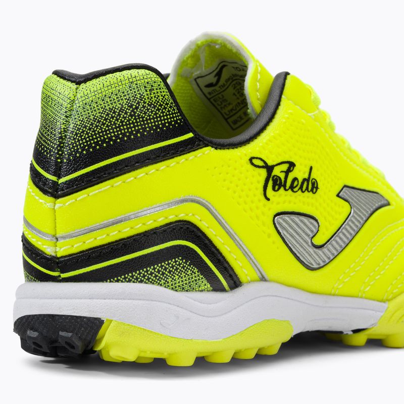Joma Toledo TF children's football boots lemon fluor/black 8