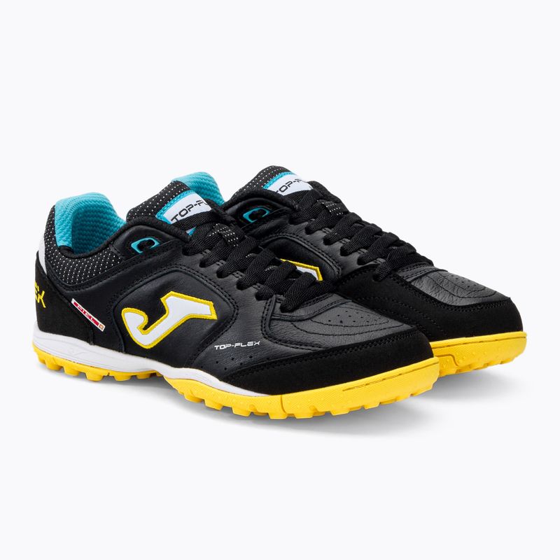 Men's Joma Top Flex TF football boots black/red 4