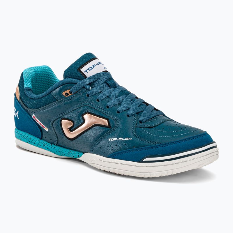 Men's football boots Joma Top Flex IN petroleum/gold
