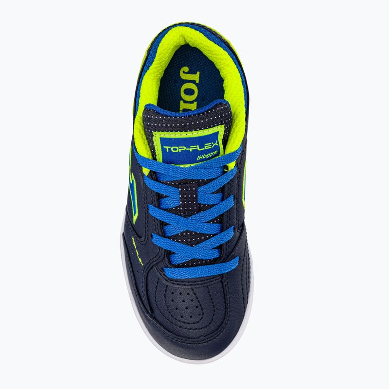 Children's football boots Joma Top Flex IN navy/yellow 6