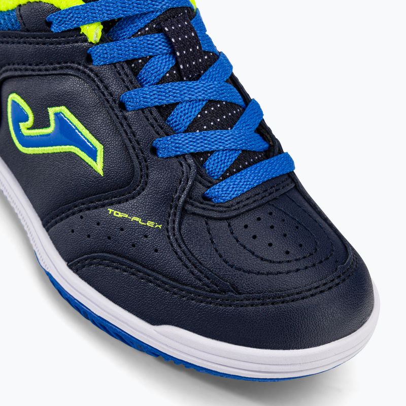 Children's football boots Joma Top Flex IN navy/yellow 7