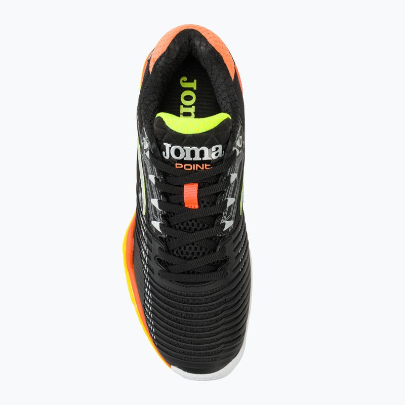 Joma T.Point men's tennis shoes black and orange TPOINS2301T 5