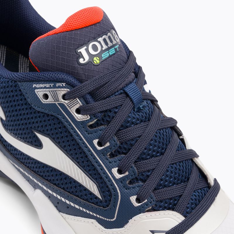 Joma T.Set men's tennis shoes navy blue and white TSETS2332T 8