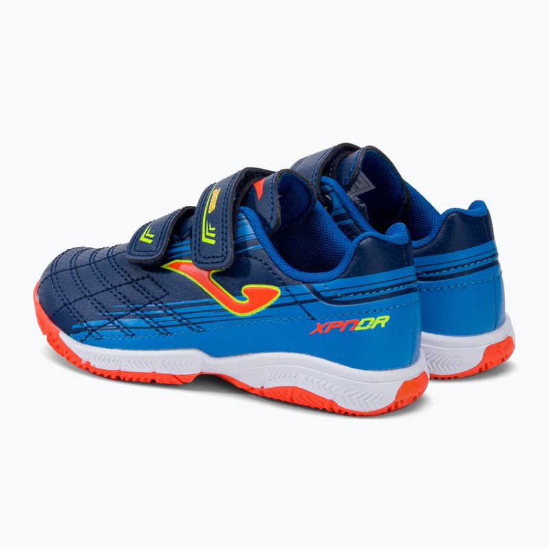 Joma Xpander IN navy/orange fluor children's football boots 3