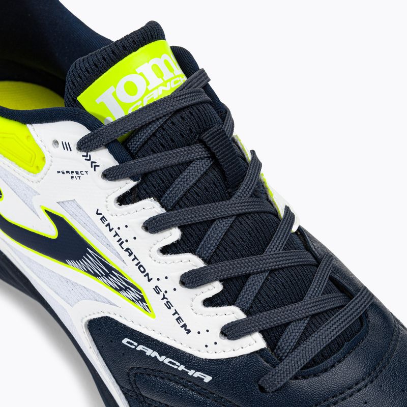 Men's football boots Joma Cancha TF navy/white 8