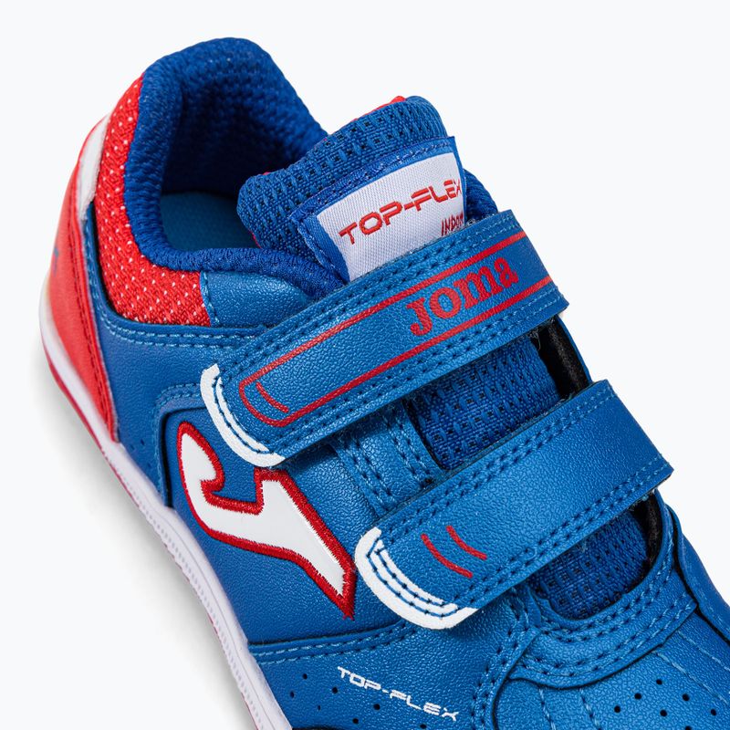 Children's football boots Joma Top Flex IN royal/red 8