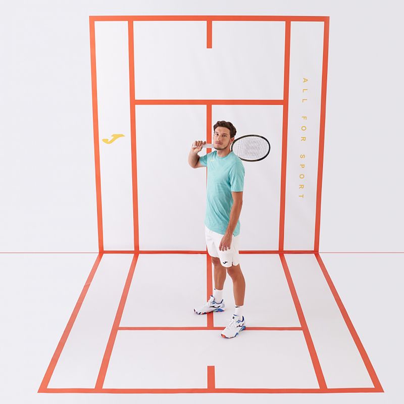 Men's tennis shirt Joma Challenge turquoise 4