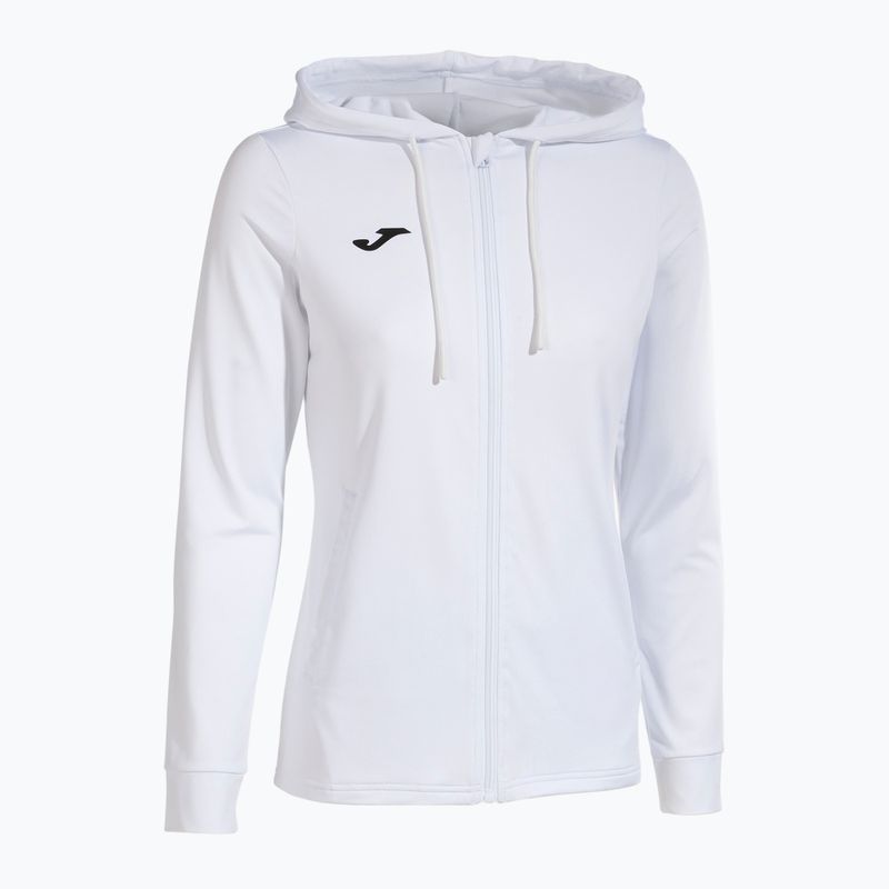 Women's tennis sweatshirt Joma Sculpture II Zip-Up Hoodie white 8