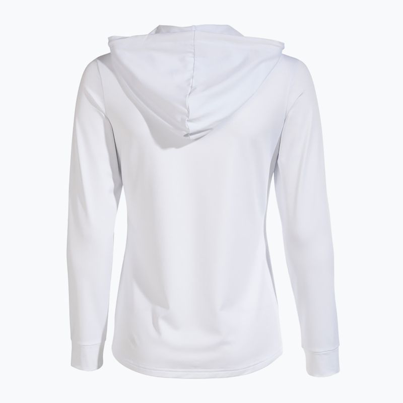 Women's tennis sweatshirt Joma Sculpture II Zip-Up Hoodie white 9