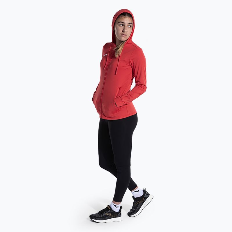 Women's tennis sweatshirt Joma Sculpture II Zip-Up Hoodie red 3