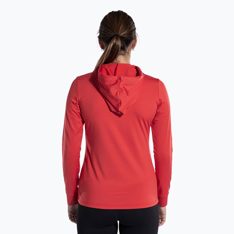 Women's tennis sweatshirt Joma Sculpture II Zip-Up Hoodie red 4