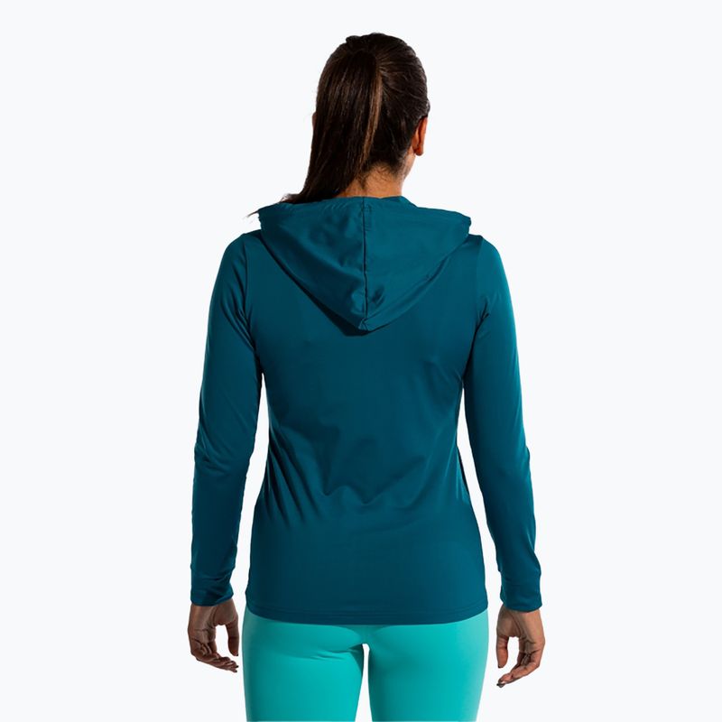 Women's tennis sweatshirt Joma Sculpture II Zip-Up Hoodie green 3