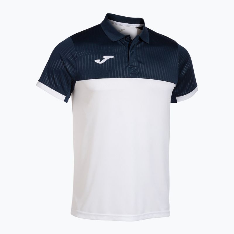 Men's Joma Montreal polo shirt white/navy 2