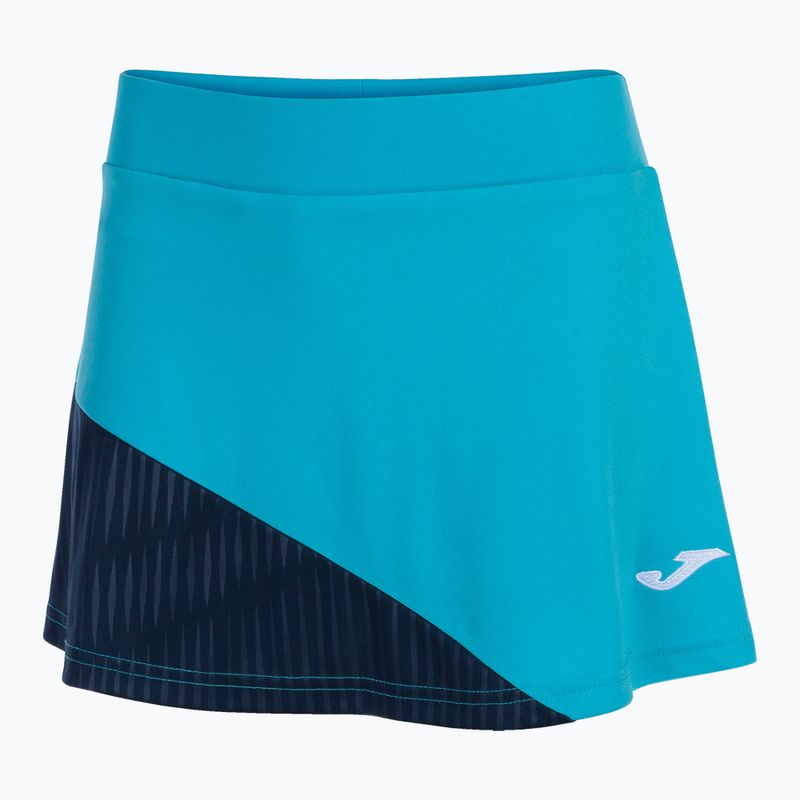 Women's tennis skirt Joma Montreal fluor turquoise/navy 8