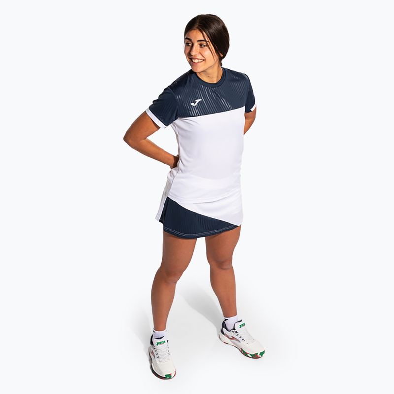 Women's tennis skirt Joma Montreal white/navy 2