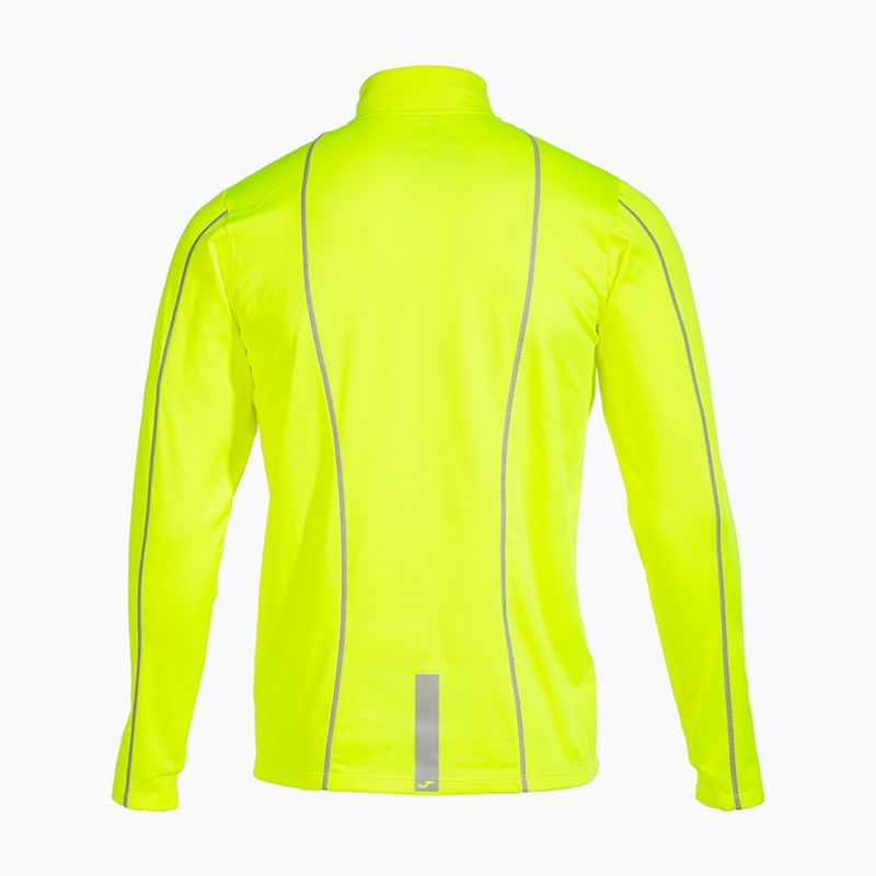 Men's Joma R-Trail Nature fluor yellow running sweatshirt 2