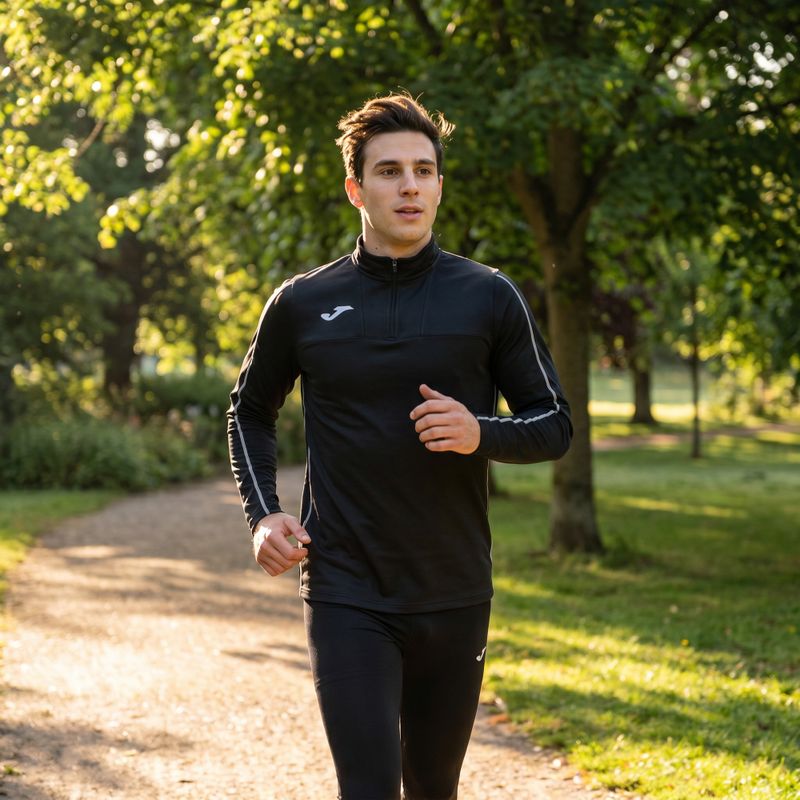 Men's Joma R-Trail Nature running sweatshirt black 103172.100 14