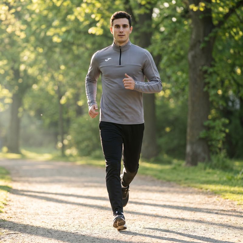 Men's Joma R-Trail Nature grey running sweatshirt 103172.276 13