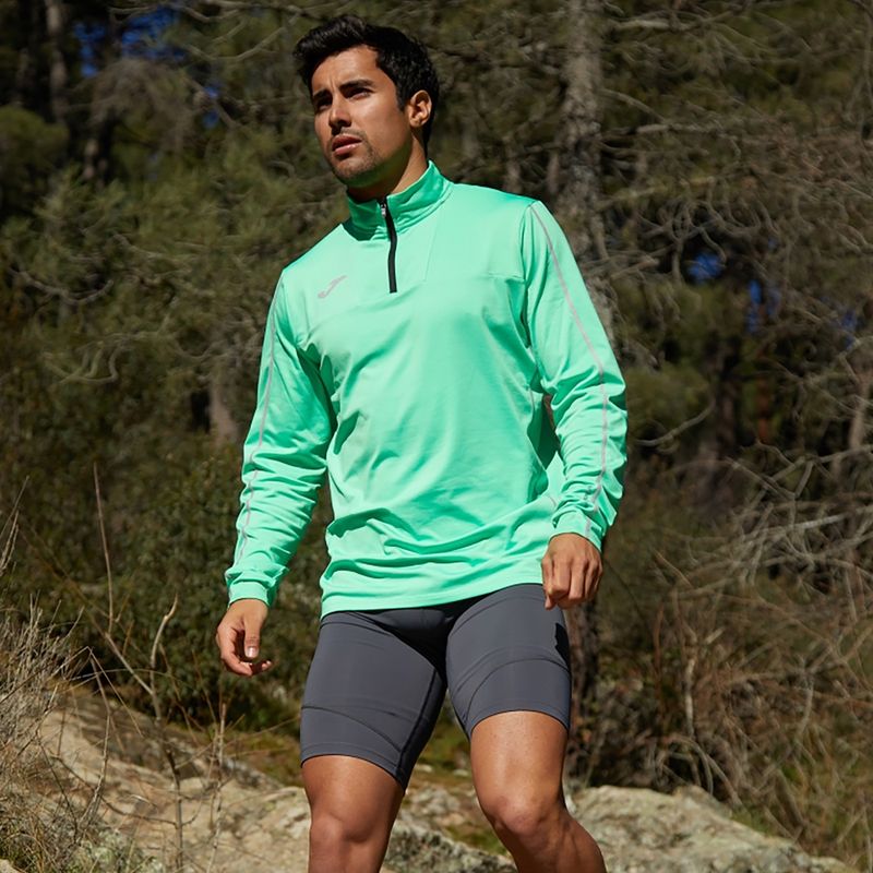 Men's Joma R-Trail Nature green running sweatshirt 9