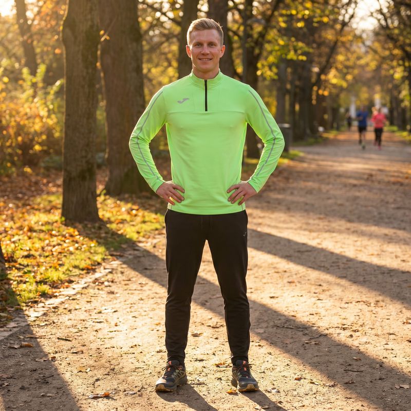 Men's Joma R-Trail Nature green running sweatshirt 14