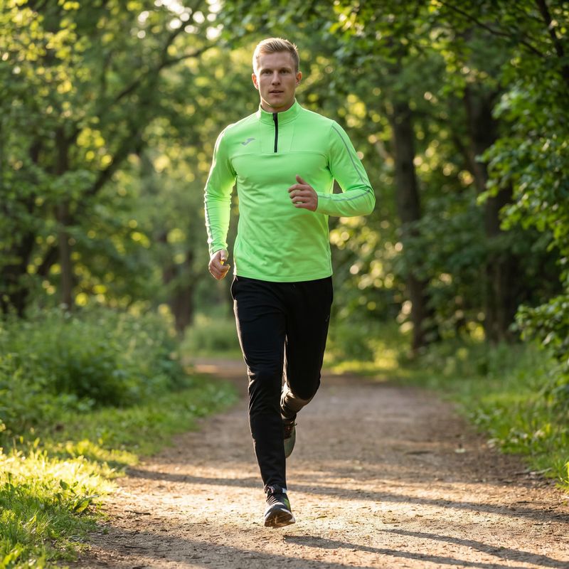 Men's Joma R-Trail Nature green running sweatshirt 15