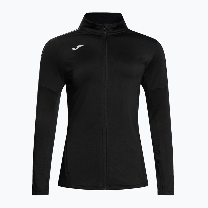 Women's Joma R-City Full Zip running sweatshirt black 901829.100