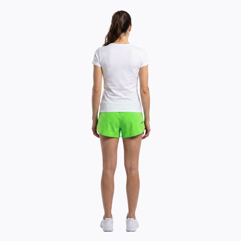 Joma Olimpia fluor green running shorts 2