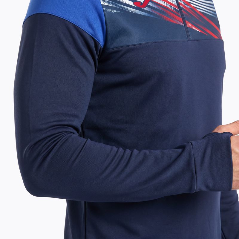 Men's Joma Elite X navy blue running sweatshirt 901810.337 4
