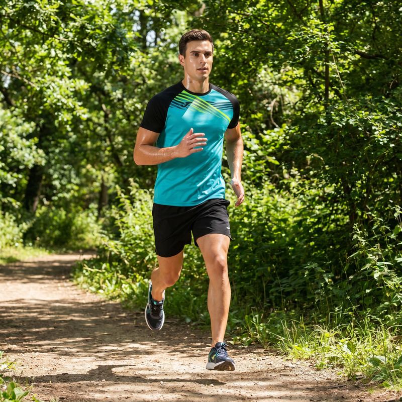 Men's Joma Elite X turquoise running shirt 103101.011 8