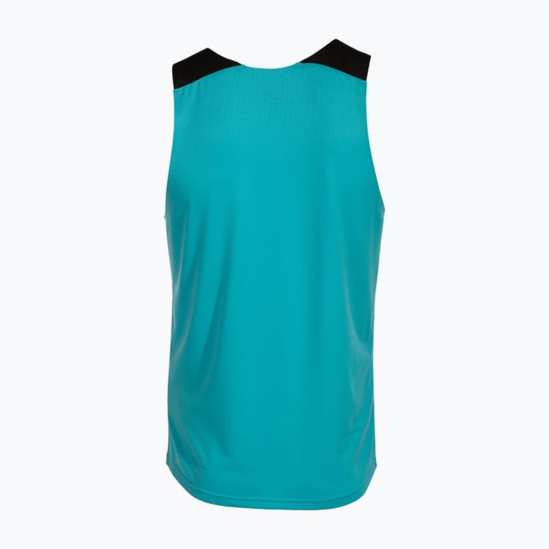Men's Joma Elite X turquoise running tank top 103102.011 2