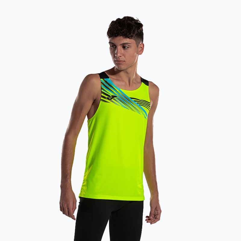 Men's running tank top Joma Elite X yellow 103102.061 3