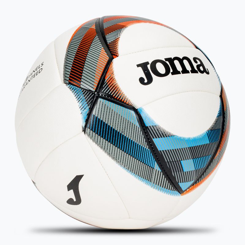 Joma Dynamic III football white/black/blue/orange size 5 2