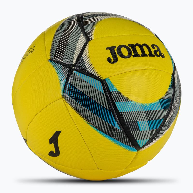 Joma Evolution III football yellow/black/blue size 5 2