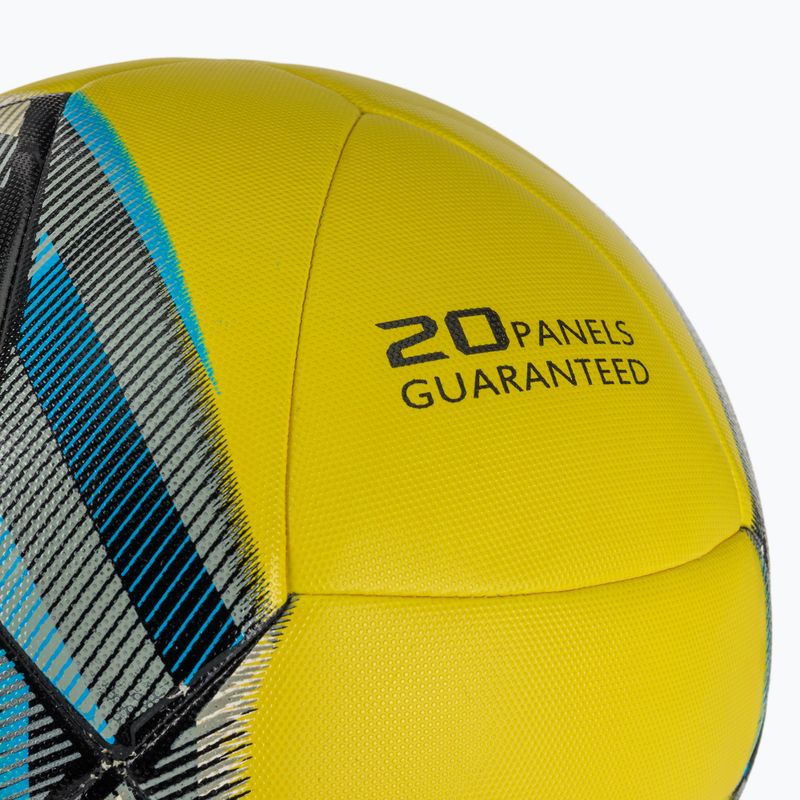 Joma Evolution III football yellow/black/blue size 5 3