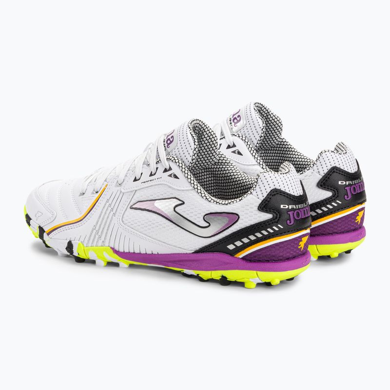 Men's Joma Dribling TF football boots white/black 4