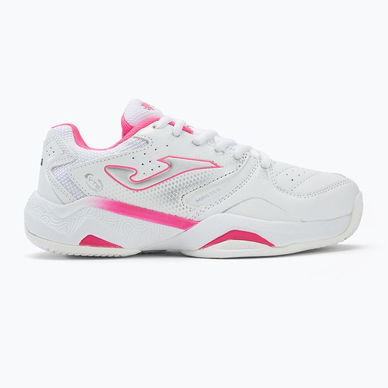 Children's tennis shoes Joma Master 1000 JR C white/ fuchsia 2