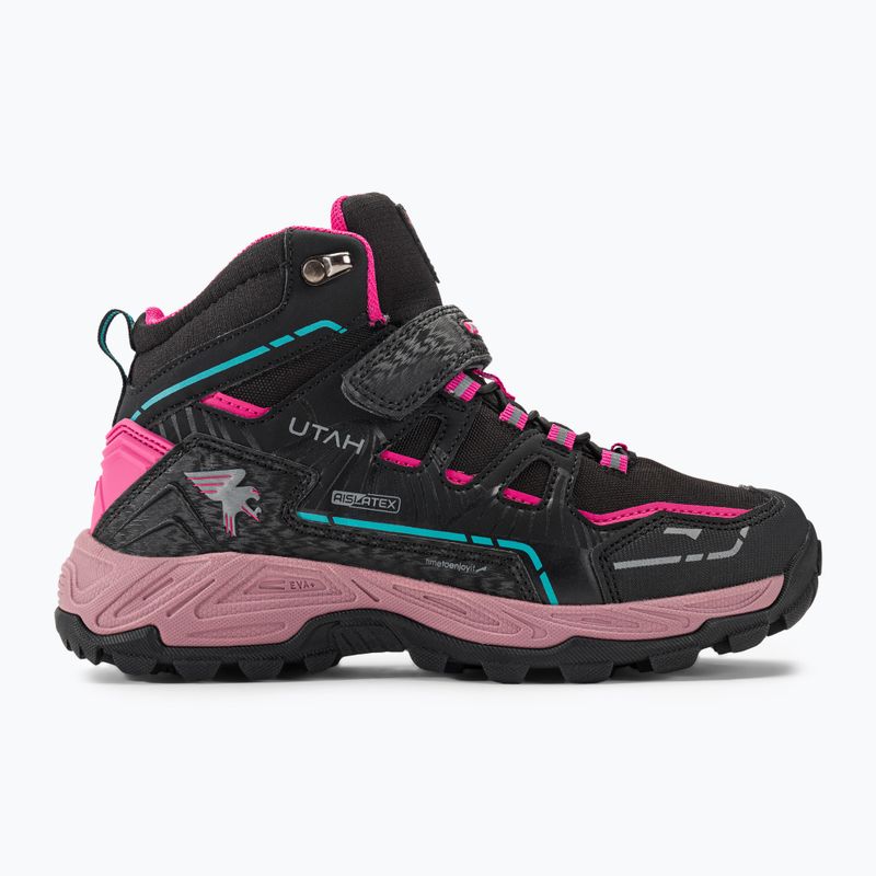 Joma J.Utah Jr children's trekking boots 2331 black/fuchsia 2