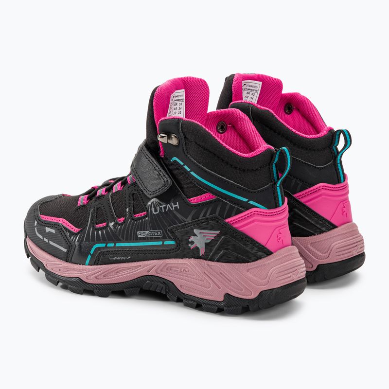 Joma J.Utah Jr children's trekking boots 2331 black/fuchsia 3