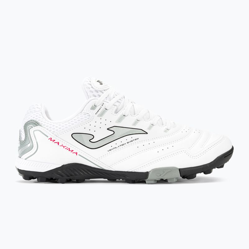 Men's football boots Joma Maxima TF white 2