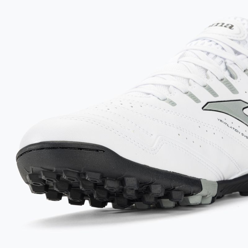 Men's football boots Joma Maxima TF white 8